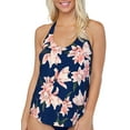 thumbnail image 1 of Leilani NAVY Sparks Fly Underwire Namaste Tankini Swim Top, US 16, 1 of 2