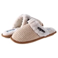 thumbnail image 5 of Willowbee Kady Cashmere Slippers Women I Memory Foam Sole I Lined with Faux Fur I Comfortable Slippers I House Shoes I Tan 8 M US, 5 of 7