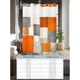 thumbnail image 6 of No Hook Shower Curtain with Snap in Liner,Watercolor Watercolor Texture Waterproof Bath Curtain Double Layers with See Through Top Window,Abstract Modern Hotel Shower Curtains 60x72in, 6 of 9