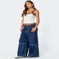thumbnail image 5 of LYMAYTER‌ Women's ‌Lace Crop Tank Top‌ Color Block Y2K Scoop Neck Spaghetti Strap Camisole Fashion, 5 of 9