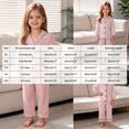 thumbnail image 4 of Toddler Girl Clothes Crew Neck Ruffle Long Sleeve Top Floral Print Pants Fall Winter Outfits Kids Clothing Sets 6 12 18 Months 2T 3T 4T 5T ChildrenRed,5-6 Years, 4 of 9