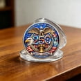 thumbnail image 5 of 37jewelry, 1 Gold American 250th Anniversary Commemorative Coins, Patriotic Challenge Item, 1.57-in Double-Sided Design Souvenir Gift, 5 of 6