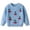 Blue, variant on CPNG Toddler Newborn Baby Girls Knitted Sweaters Round Neck Long Sleeve Pullover Top with 3D Cherry Decor Autumn Winter Soft Warm Casual Sweaters