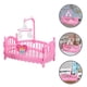 thumbnail image 5 of Conjunto de muebles en miniatura para casa de muñecas, mini cama para muñecas, juguete hecho a mano, escena en miniatura, accesorios para casa de muñecas, muebles para muñecas bebé, 5 of 7