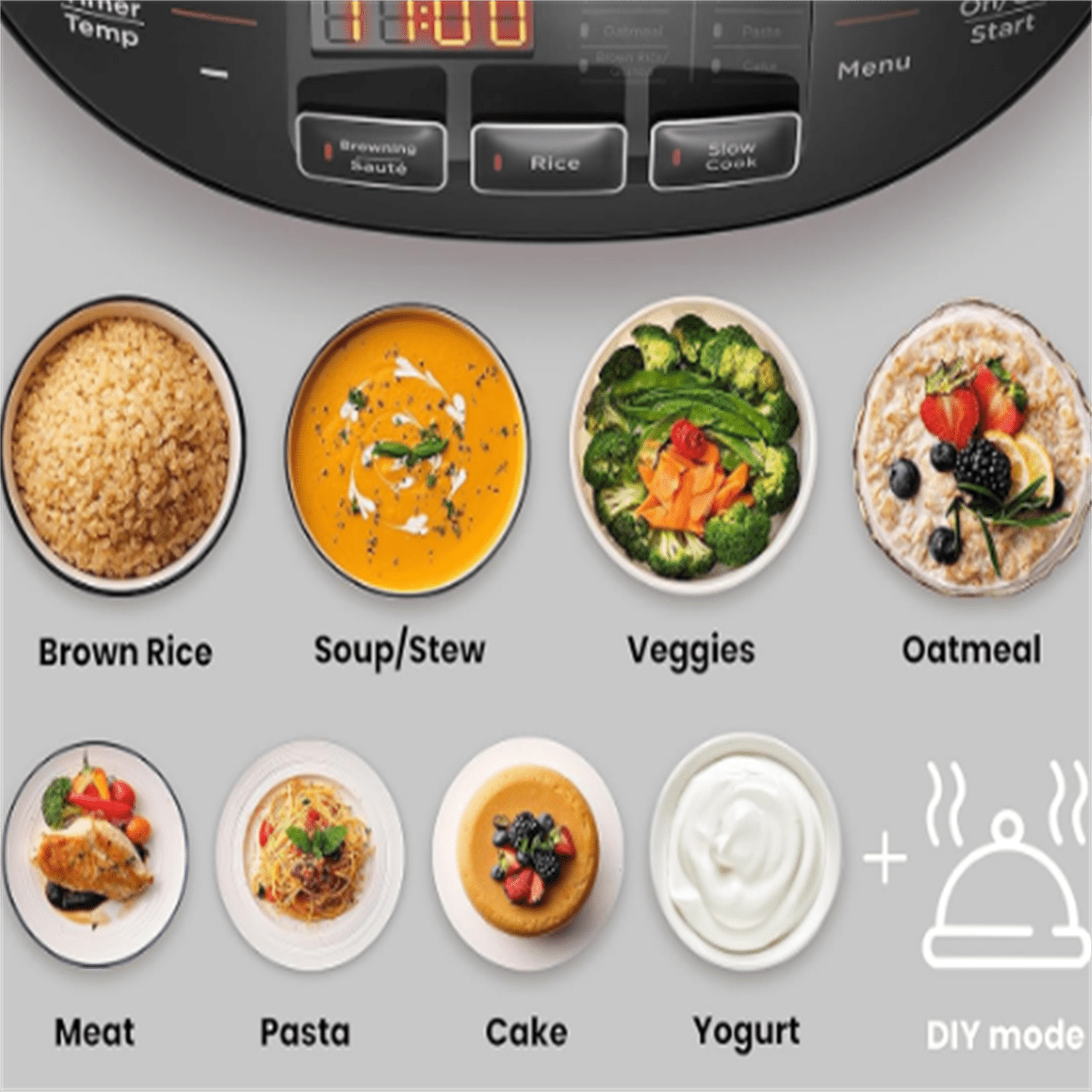 Cooker, Japanese Large Rice Cooker with Fuzzy Logic Technology, 11 Presets, 10 Cup Uncooked/20 Cup Cooked, Auto Keep Warm, 24-Hr Delay Timer