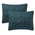 thumbnail image 5 of VCNY Home Lucy 3-Piece Teal Diamond Pinsonic Quilt Set, King, Adult, Unisex, 5 of 5