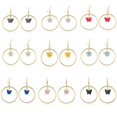 thumbnail image 1 of Ganfancp Pendientes Redondos Acrílicos de Moda para Mujer Ofertas Flash Liquidación 1 Par de Pendientes, 1 of 1