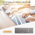 thumbnail image 5 of Tholdsy Teclados, diseño de EE. UU. en inglés, unidad de ensamblaje de red Qwerty, reemplazo de componentes de computadora para Pavilion dv7-1100 Cuadernos de escritura y cuadernos de bocetos, 5 of 5
