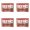 Red 4Packs, variant on A Recorded Greeting Card That Can Be Recorded For And Played In A Loop 80 Is A Great Choice 6PCS, 7x10 cm, Red 6Packs