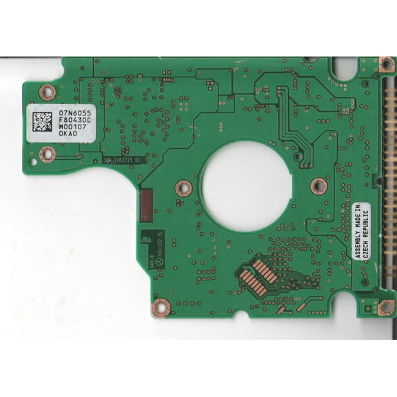 DJSA-210, 07N6055 F80430C, PN 07N5138, IBM 10GB IDE 2.5 PCB