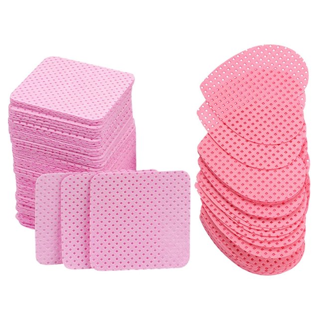 HLONK400 Sheets Makeup Remover Wipes Lint Free for Nails Polish Pink