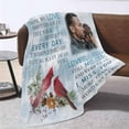 thumbnail image 4 of Custom Memorial Blanket with Photos for Loss of Mom Dad Son Daughter Customized Memory Gift of Departed Loved Ones Blankets, 4 of 5
