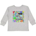 thumbnail image 3 of Inktastic 100 Days of School Colorful Stars Boys or Girls Long Sleeve Toddler T-Shirt, 3 of 5