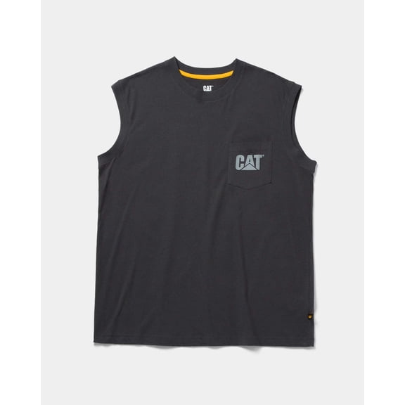 Men's Trademark Sleeveless Pocket Tee | CAT® WORKWEAR