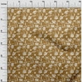 thumbnail image 3 of oneOone Cotton Jersey Brown Fabric Tropical Fabric For Sewing Printed Craft Fabric By The Yard 58 Inch Wide, 3 of 5