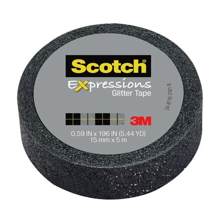 UPC: 0051141993713 | 3M Expressions Glitter Tape .59 x 196 Black