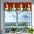 thumbnail image 3 of The Exquisite Christmas Style Window Snowflake Winter Snowy Valance for Kitchen Bedroom Window, 3 of 5