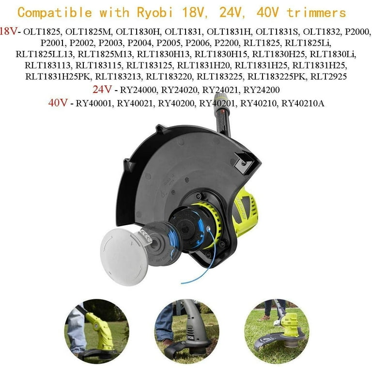 2Pack Replacement Spool Cap for Ryobi 18V 24V 40V Cordless Trimmers Walmart