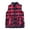 Red, variant on Baby Girl Buffalo Plaid Vest Top Winter Warm Zipper Quilted Cotton Blend Jacket Sleeveless Toddler Boys Fall Clothes, Black, 1-2 Years
