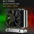 thumbnail image 2 of M.2-Two/Tree M.2 SSD Radiateur Thermique Refroidisseur pour M2 NVME 2280 PCIE Disque Dur à État Solide M.2 Three, 2 of 6
