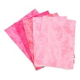 thumbnail image 1 of 5 piezas de tela de algodón para acolchado, teñida con tintes, de 50 cm de largo y 45 cm de ancho, suave, para patchwork, manualidades, bricolaje y reparaciones, color rosa (5 piezas), 1 of 14