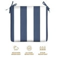 thumbnail image 4 of Honeycomb 18"W x 17.5"D Navy & White Outdoor Universal Seat Cushion, 4 of 8