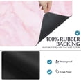 thumbnail image 4 of Pink Texture Background Surface Blank Bath Rugs 16x24 Inch Non Slip Bath Mat Quick Dry Absorbent Thin Bath Rug Fit Under Door Washable Bath Floor Rugs for Bathroom Bathtub Shower Sink,Multi 1, 4 of 6