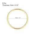 thumbnail image 2 of Uxcell 1.77'' O-Ring Buckle for Hardware Bags Craft DIY Accessories Zinc Alloy Gold Tone 5pcs, 2 of 3
