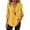 Yellow, variant on CIENVNSTG Women's 3/4 Length Sleeve Cotton Linen Shirts Tops Button Down V Neck Lightweight Blouse Great for Vacation Work School Business Casual Settings Everyday Wear Versatile Pick Green S
