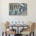 thumbnail image 2 of Masterpiece Art Gallery Bistro de Paris II Square City Cafe By Studio Arts Canvas Art Print 24" x 36", 2 of 4