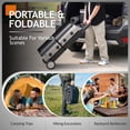 thumbnail image 4 of Ktaxon 4 Burner Propane Griddle Flat Top Gas Grill 40000 BTU Portable Grill with Ceramic Coated Cast Iron Pan,Side Shelves,Wheels, 4 of 7