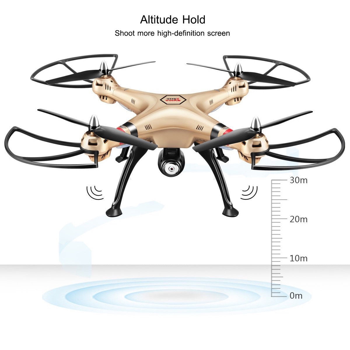 Genuine Syma X8HC RC Quadcopter Drone 2MP Photo 2.4G 6 Axis Gyro Altitude Hold 