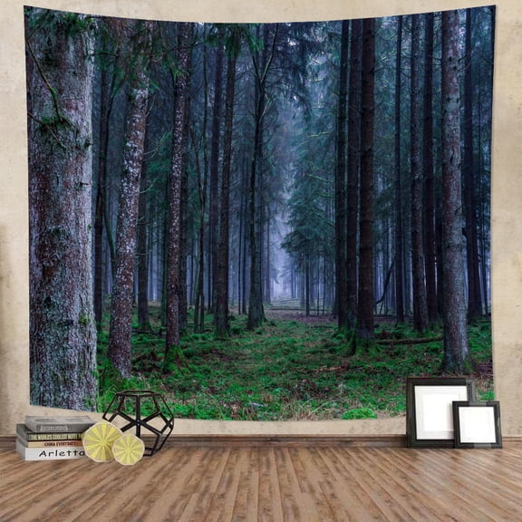 Dashan Forest Nature Tapestry Wall Hanging,Magic Scenic Landscape Backdrop for Dorm Living Room Bedroom Decor 40x30 Inches