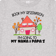 thumbnail image 4 of Inktastic Book my Reservation I'm Going To My Nana and Papa's- House Boys or Girls Baby T-Shirt, 4 of 5