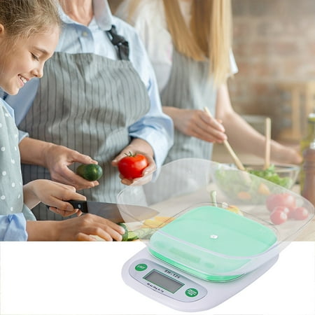 

RKSTN Food Kitchen Bowl Scale Digital Ounces And Grams For Cooking Baking Meal Prep Dieting And Weight Loss 11lb/5kg