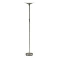 thumbnail image 2 of Adesso Solar 71" Touch Switch Dimmable LED Torchiere Floor Lamp with Frosted Glass Shade, 2 of 5