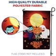 thumbnail image 4 of America Forever Halloween Trick or Treat Garden Flag 12.5 x 18 inch Ghost, Vampire Double Sided Halloween Flag for Outside, Holiday Yard Outdoor, 4 of 7