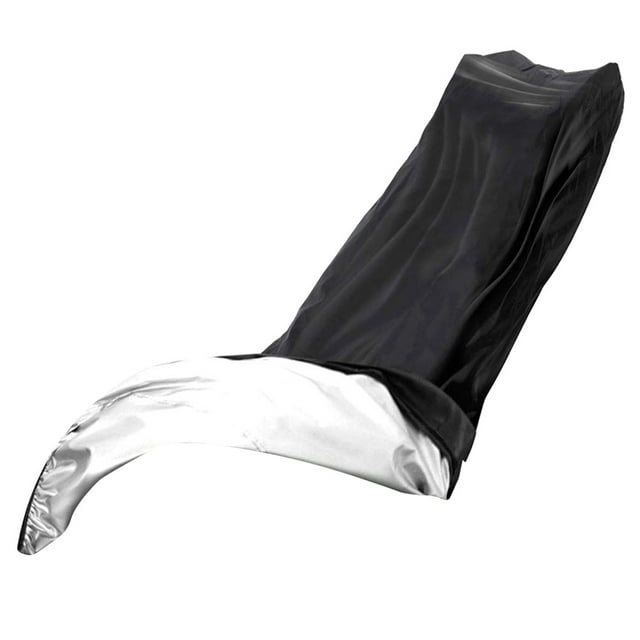 MOVTOTOP Housse de Protection Imperméable pour Tondeuse à Gazon, Capot Anti-Poussière pour Machine de Tonte Extérieure (Noir)
