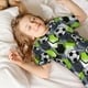thumbnail image 5 of Balery Football Conjunto de Pijama Infantil de Manga Corta con Estampado – Ropa de Dormir de Algodón Suave-Medium, 5 of 6