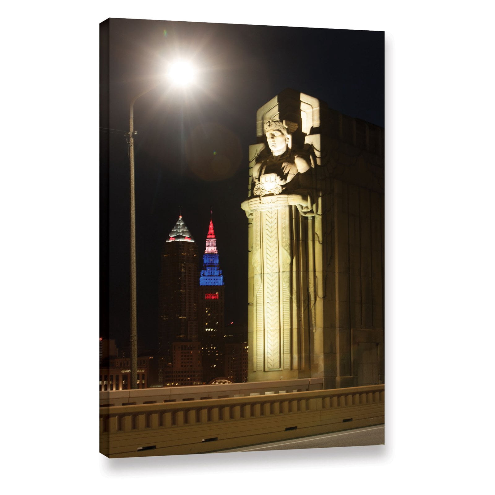 Cody York "Cleveland 6" Floater-Framed Gallery-Wrapped Canvas