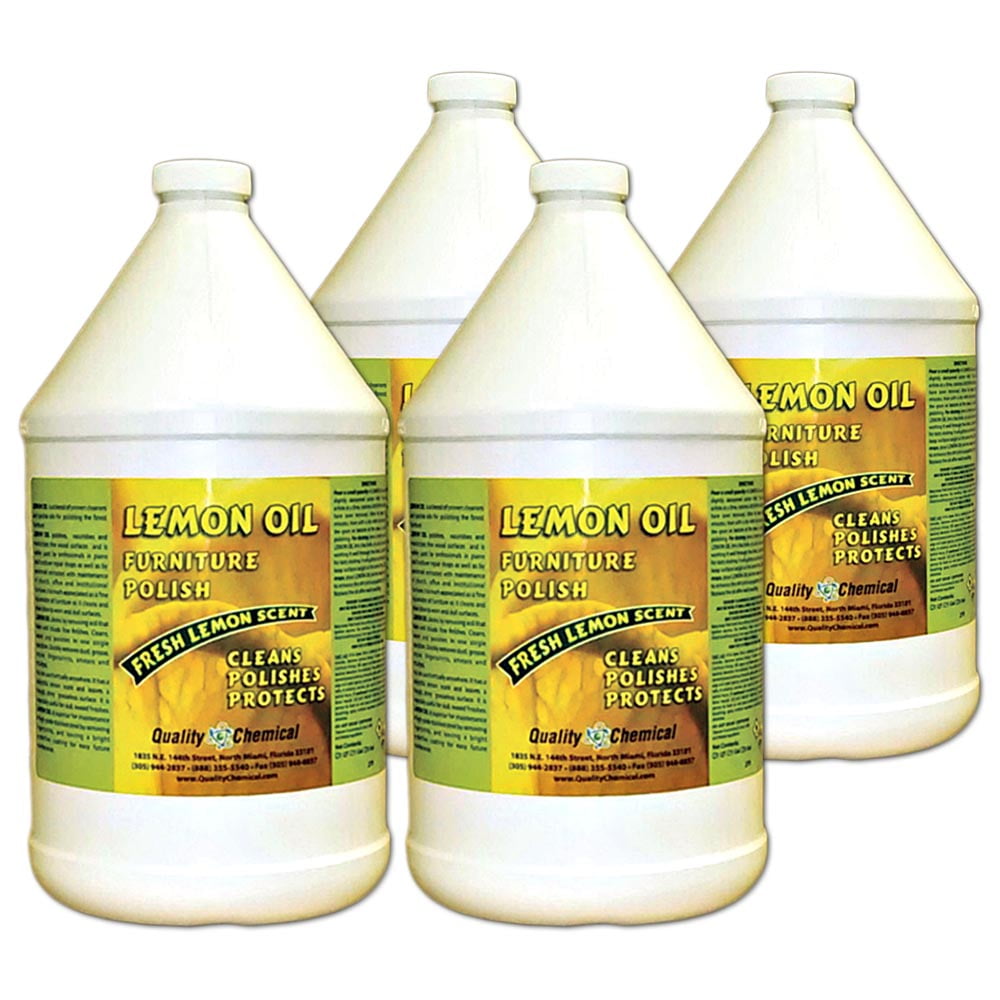 Lemon Oil Furniture Polish / Lemon oils, waxes, moisturizers / 4 Gallon case