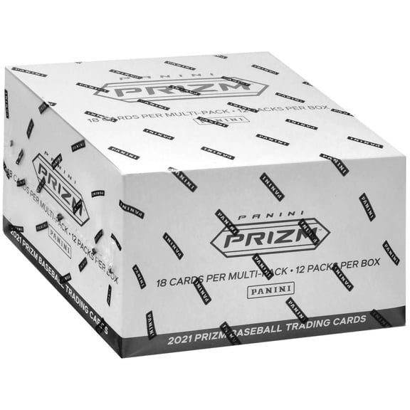 MLB Panini 2021 Prizm Baseball Trading Card CELLO Box (12 Packs)
