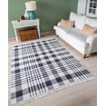 thumbnail image 2 of Elliott - Chila - White, Black - 80 x 150 cm Hall Carpet, 2 of 6