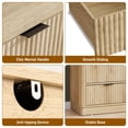 thumbnail image 6 of Blotout Fluted 9 Drawers Dresser for Bedroom, 63'' W Chest of Drawers with Power Outlet&Metal Handle, Fluted Fronts, Modern Dresser TV Stand, Wood Clothes Storage Organizer for Living Room, Hallway, 6 of 9
