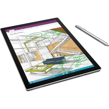 Microsoft Surface Pro 4 Tablet, 12.3", 16 GB RAM, 512 GB SSD, Windows 10 Pro 64-bit, Silver