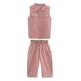 thumbnail image 3 of Infant Baby Girl Clothes Children Kids Baby Girls Tops T-Shirt Elastic Band Pants Set Outfits Outfits For Girl, 3 of 9