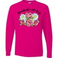 thumbnail image 3 of Inktastic Grandmother of the Bride Roses and Daisies Long Sleeve T-Shirt, 3 of 5