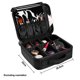 thumbnail image 2 of Organizador de maquillaje de viaje, bolsa de almacenamiento portátil, divisor ajustable, maquillaje, 2 of 5