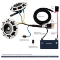 thumbnail image 3 of FARBIN - Bocinas de coche de 12 V, tono alto, tono bajo, metal, doble con arnés de relé, universal p, 3 of 8