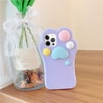thumbnail image 5 of Compatible with iPhone 13 Pro Max Silicone Case Cat Paw Shape Lovely Cute 3D Soft Unique Funny Shockproof Protective Cover Case Gift for Women Girls, 5 of 6